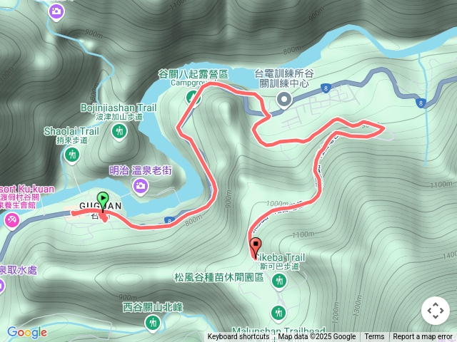 上山爬山
