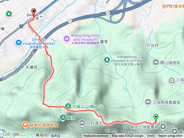 土城火焰山-大暖尖山-頂埔站