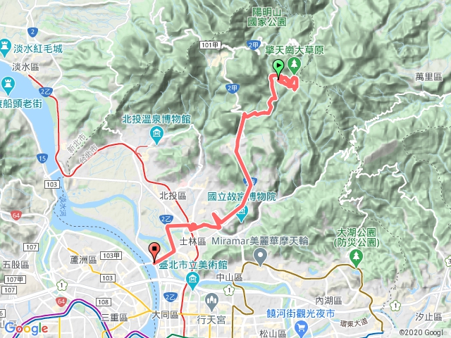 雲霧中的陽明山