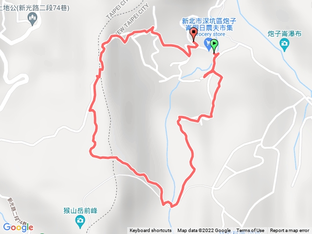 茶山古道、猴山坑