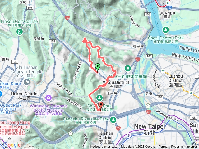 五股三山~龍鳳巖步道~水碓山