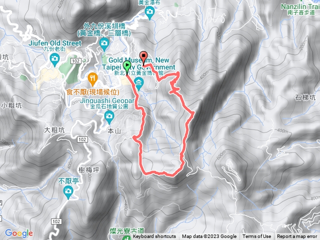 黃金博物館-燦光寮-茶壺山縱走