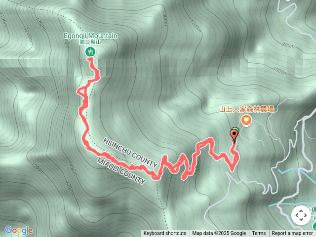 鵝公髻山上人家來回