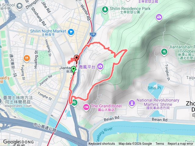 劍潭山親山步道預覽圖