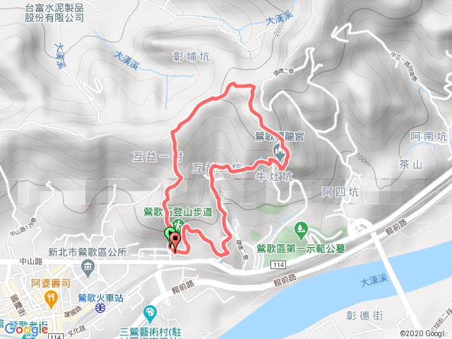 鶯歌石，牛灶坑山，孫龍步道O型走