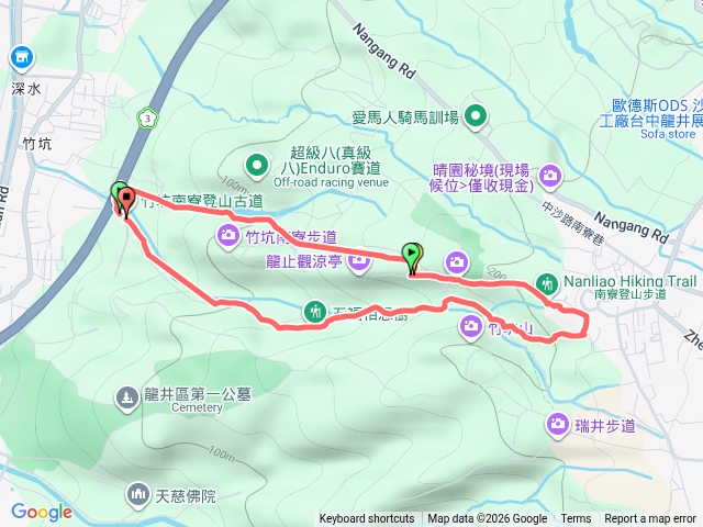 竹坑南寮登山步道環型預覽圖