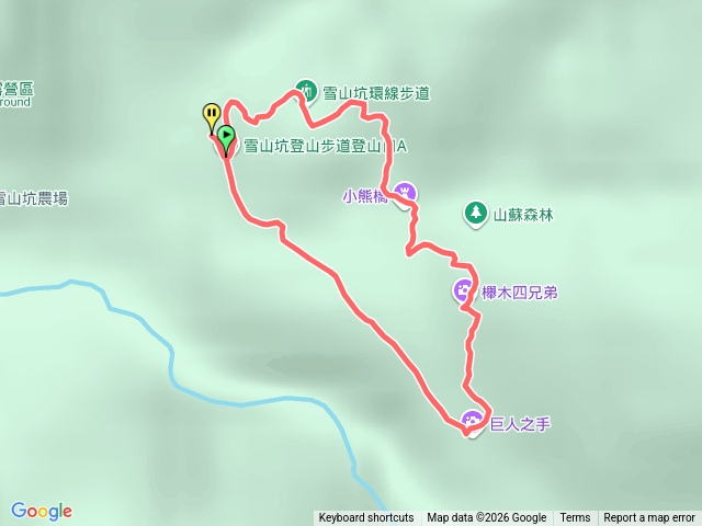 雪山坑環線步道預覽圖