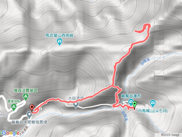 鴛鴦谷瀑布馬武督瀑布