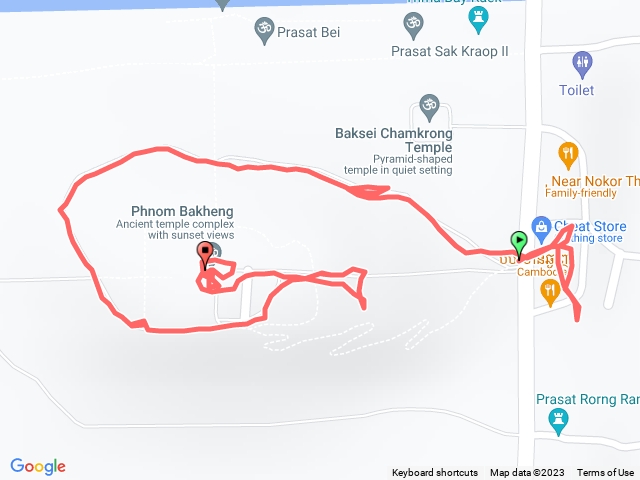 柬埔寨 吳哥窟 巴肯山登山步道預覽圖