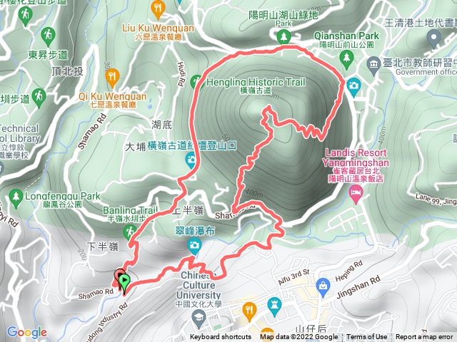 紗帽山 翠峰瀑布 半嶺吊橋