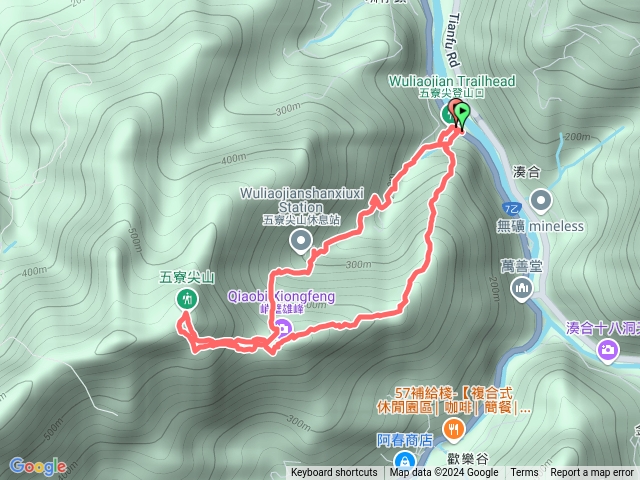 五寮尖山_過山頂走中間路線（想走外圈走錯了難過預覽圖