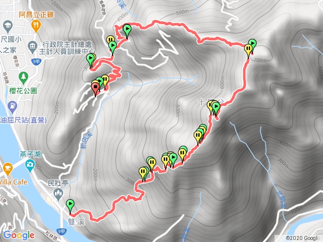 汗雨悠遊直潭山二龍山o型