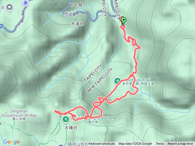 魚路古道北段(上磺溪停車場至擎天崗來回)(金包里大路上、日人路下)預覽圖