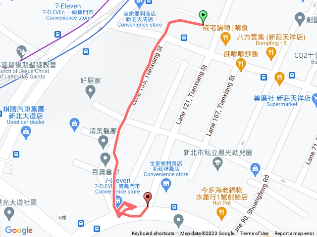 新莊祥鳳里社區休閒路線