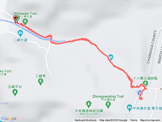 社頭十八灣古道