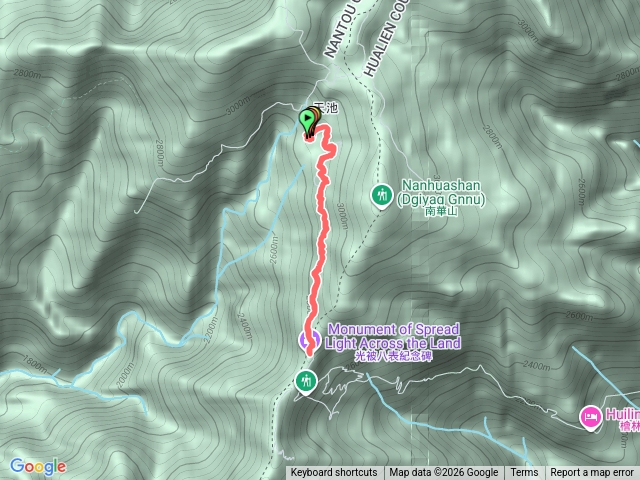 能高天池山莊到光被八表預覽圖