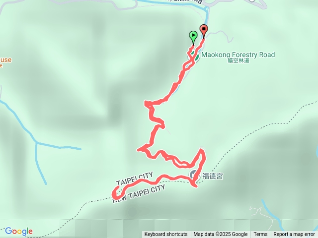 台北市文山草湳大榕樹電訊塔來回
