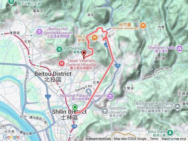 陽明花卉中心天母古道預覽圖