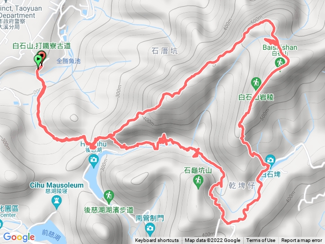 打鐵寮古道石厝坑山白石山