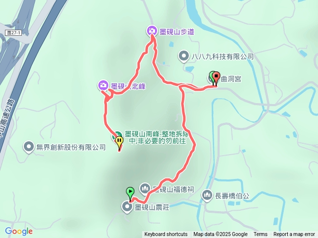 苗栗頭屋墨硯山步道o型預覽圖