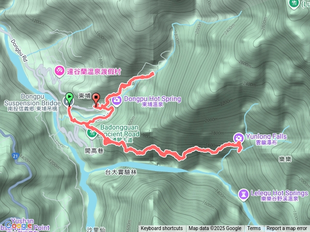 八通關雲龍彩虹瀑布東埔國小警光山莊預覽圖