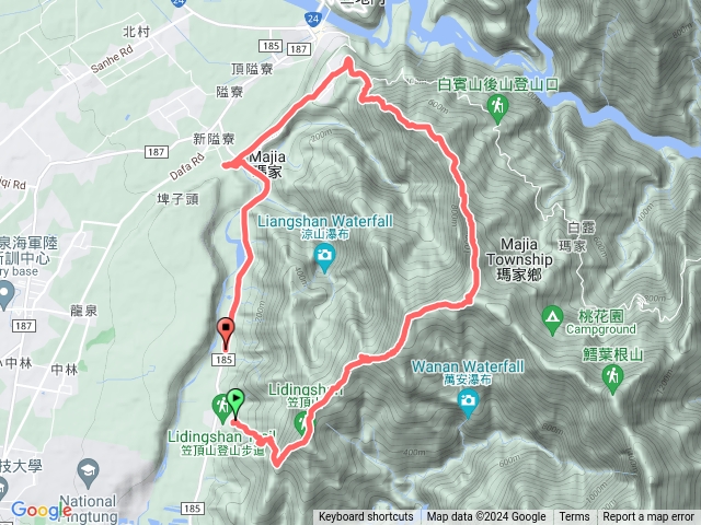 笠頂山、真笠山、白賓山連走