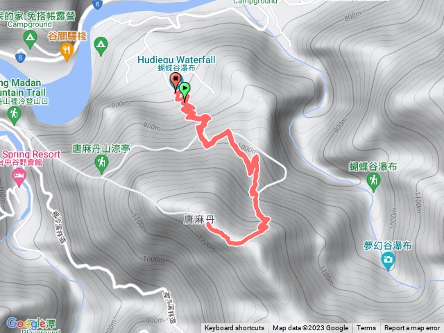 唐麻丹松鶴登山口