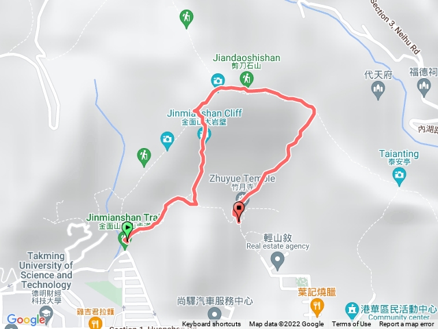 內湖金面山/剪刀石