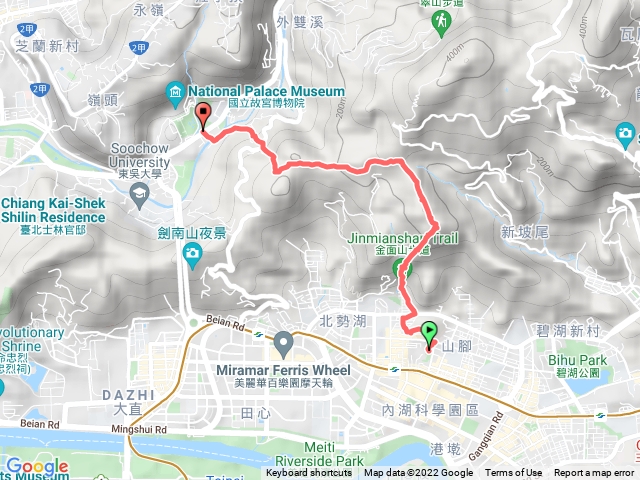 1/2金面山