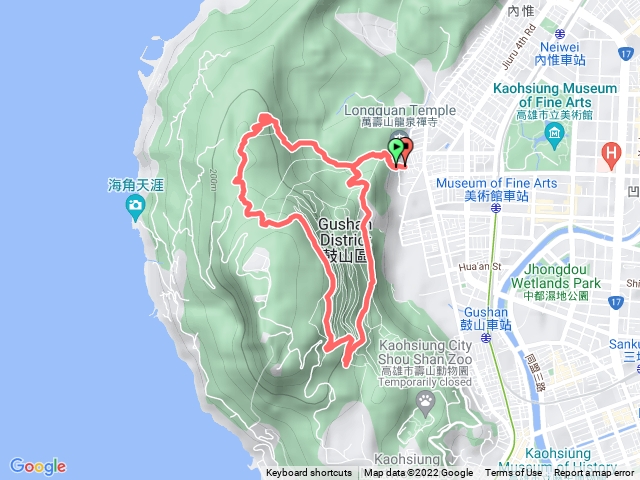 柴山O型(未入軍事管制區)