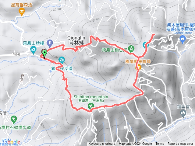 飛鳳山下路進。上路回O型路線