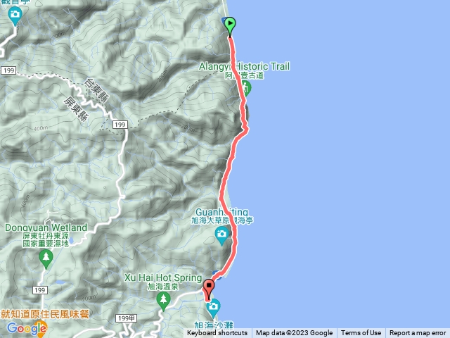 阿朗壹古道(琅嶠卑南古道)台東南田→屏東旭海