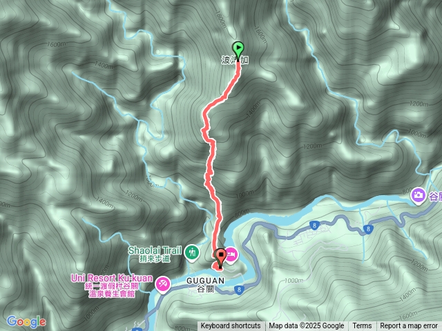 谷關-波津加山預覽圖