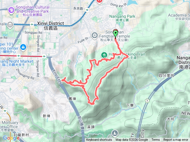 九五峰＆南港山＆拇指山＆四獸山O型預覽圖
