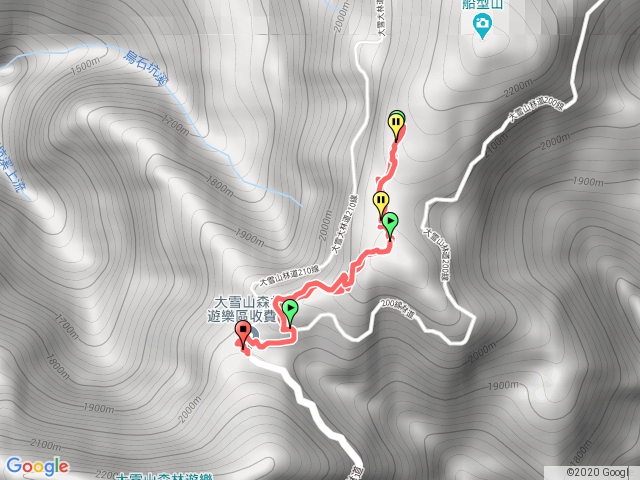 稍來小雪山步道半途而廢