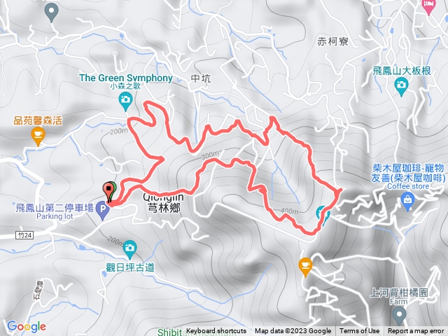 飛鳳山：中坑山西北稜+森林步道O型