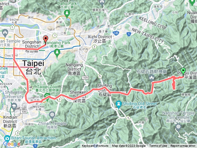 峰頭尖、忘憂古道行