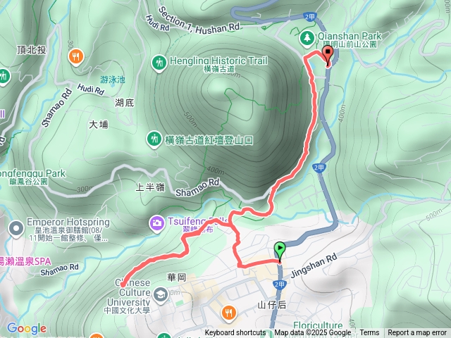 天母古道，磺溪畔