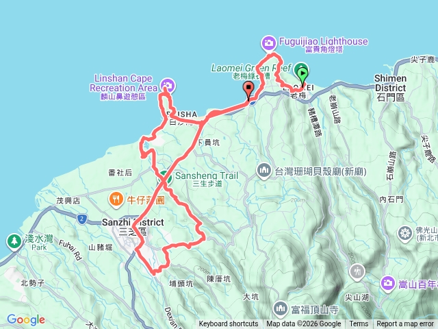 老梅綠石槽三生步道