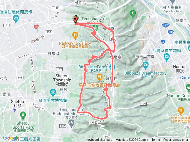 萬里長城山湖步道預覽圖