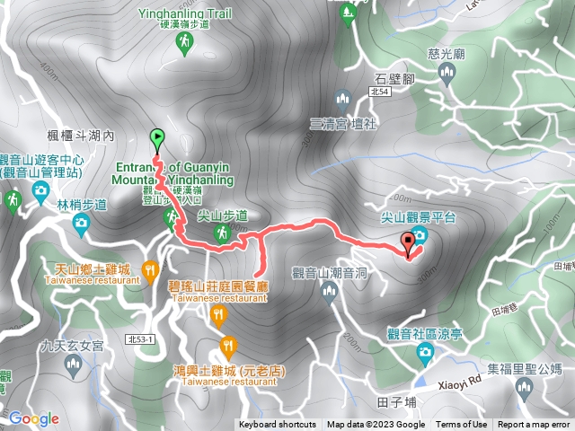 2023觀音觀鷹尋寶任務觀音山、尖山(占山)登山步道20230826-2