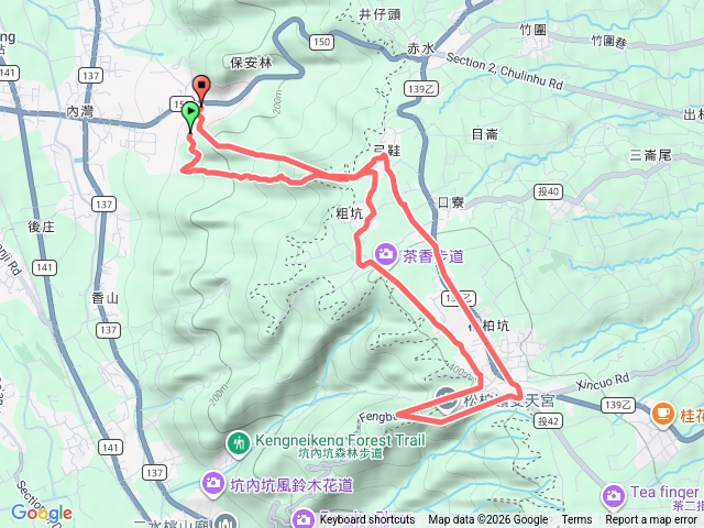 田中森林登山步道（一大圈）預覽圖