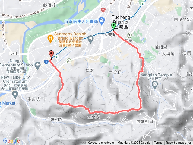 火焰山 大暖尖山