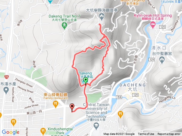 台中大坑九號步道上10步道下