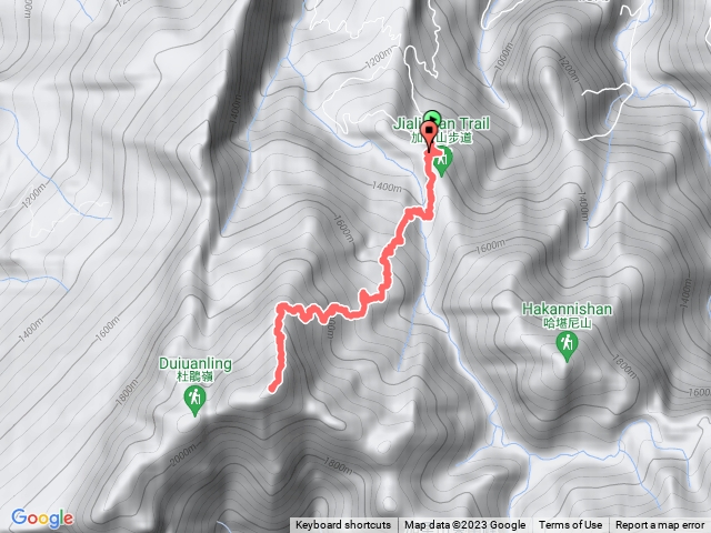 加里山（鹿場停車場上，含休息時間）