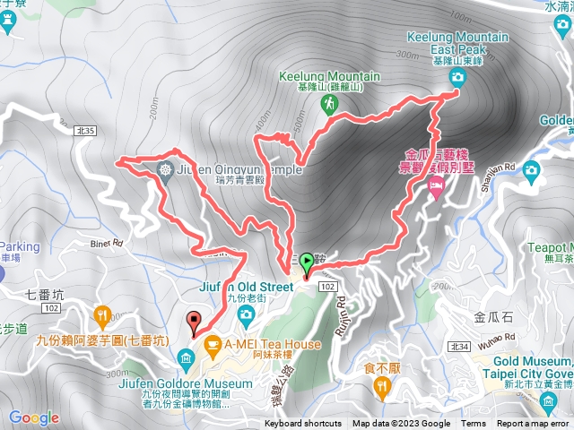 基隆山東西峰連走