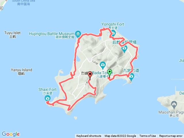 烈嶼戰備道路隨意走