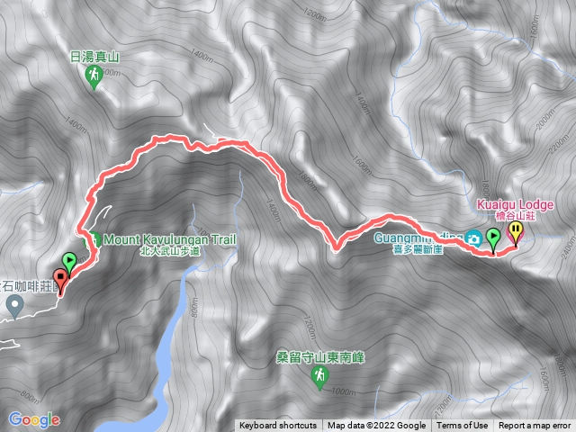 北大武山_新登山口-檜谷山莊