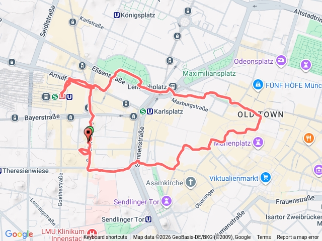 慕尼黑火車站及老城區