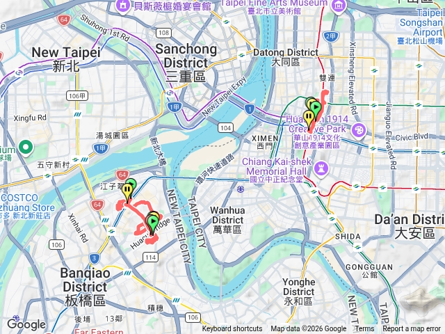 台北市中山運動中心走趣